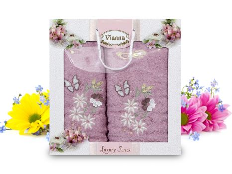Набор махровых полотенец Vianna 8014-07